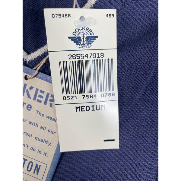 Dockers Khakiware Men's Dark Blue V Collar Vest Sz M - NWT