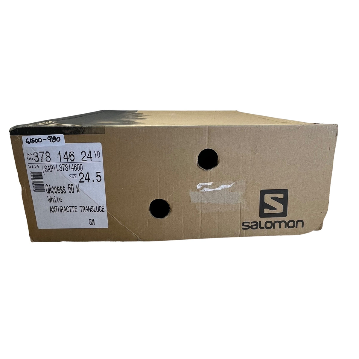 Salomon Women’s White Anthracite Translucent Quest Access 60W Ski Boots Sz 24.5
