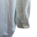 Mili Designs White Button-Up Shirt W/ Embroidered Dogs & Rhinestone Collar Sz 18