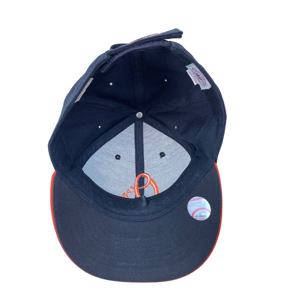 Baltimore Orioles Black & Orange Adjustable Baseball Cap Embroidered Logo