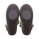 Muk Luks Womens Beige Faux Fur Lining Slip On Knitted Slippers Szize 5-6 - New