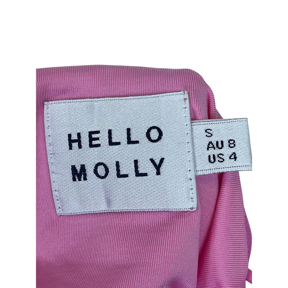 Hello Molly Womens Pink Ruched Sleeveless Mini Dress Size S Open Back Stylish Design