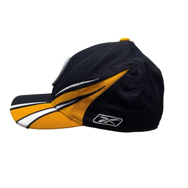Pittsburgh Steelers NFL Reebok Adjustable Baseball Hat Black/Yellow