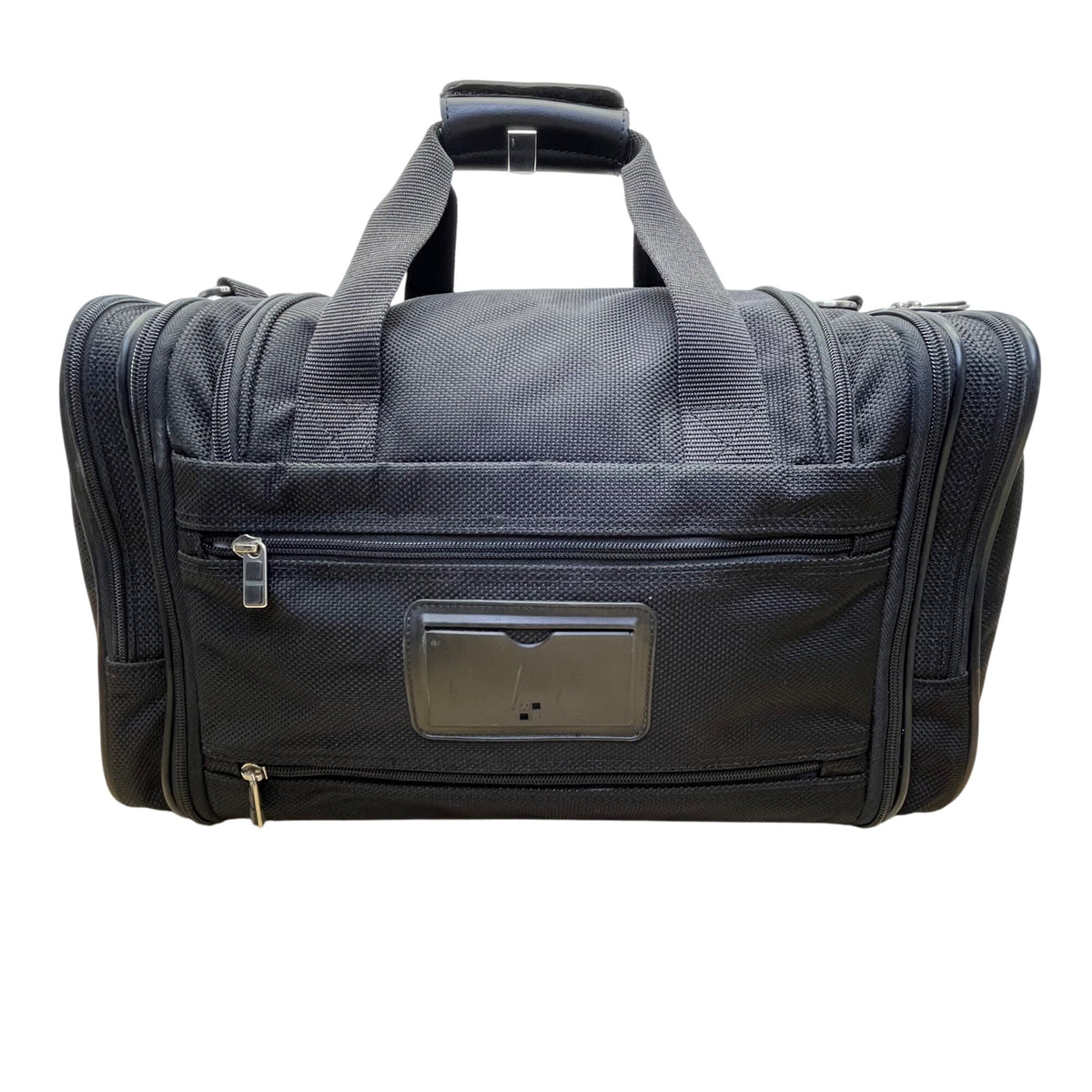 Metro XP Men’s Black Nylon Multi-Compartment Lock Secure Zip Travel Duffel Bag