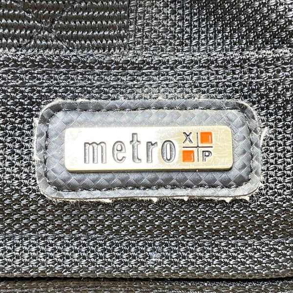 Metro XP Men’s Black Nylon Multi-Compartment Lock Secure Zip Travel Duffel Bag