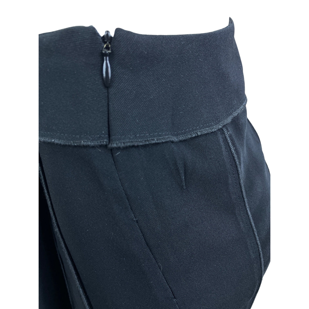 Drama Womens Black Knee-Length Pleated Skirt  Versatile Elegant Wear Size 12
