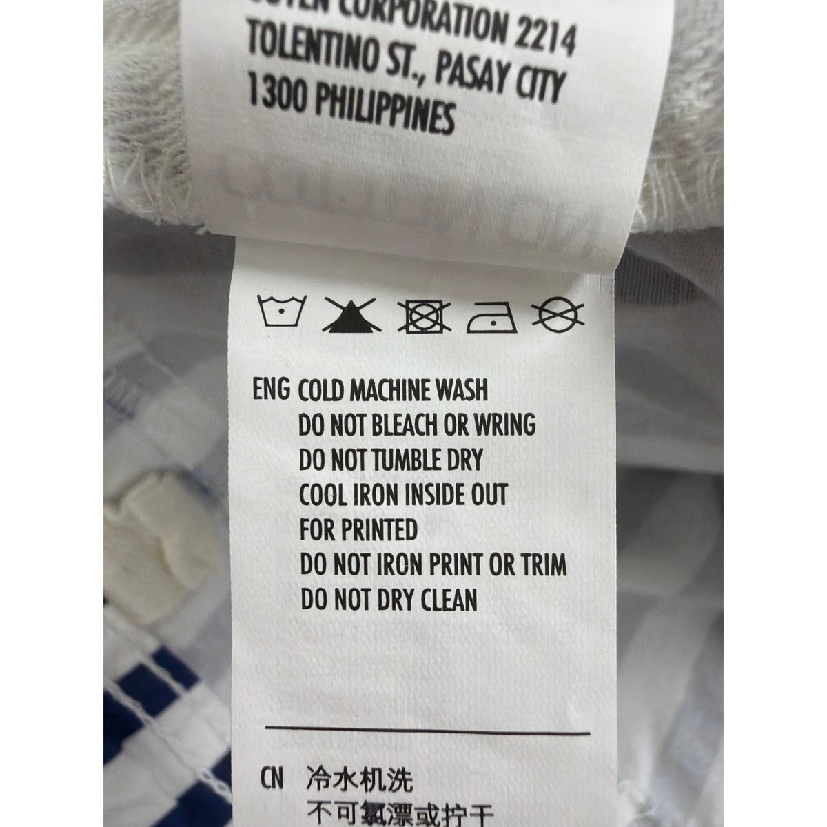 Cotton On Womens Blue & White Striped Cotton Blend High-Rise Casual Shorts Sz 10