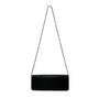 Unbranded Black Metallic Mesh Shoulder Bag Chain Strap Clutch Sz M