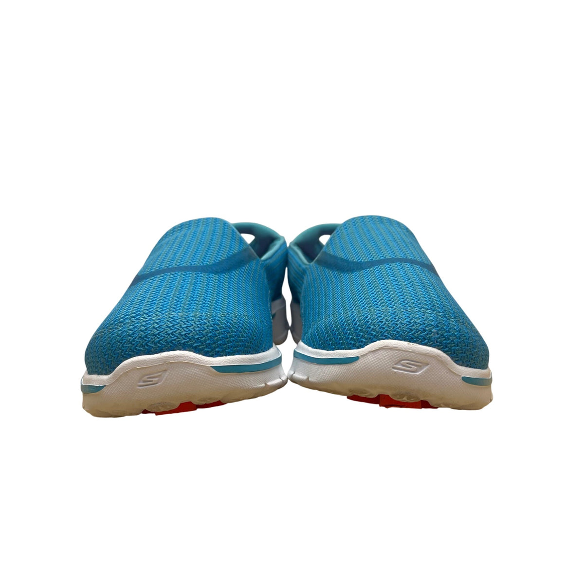 Skechers Women’s Turquoise Mesh Lightweight Memory Foam Slip-On Shoes Size 8.5