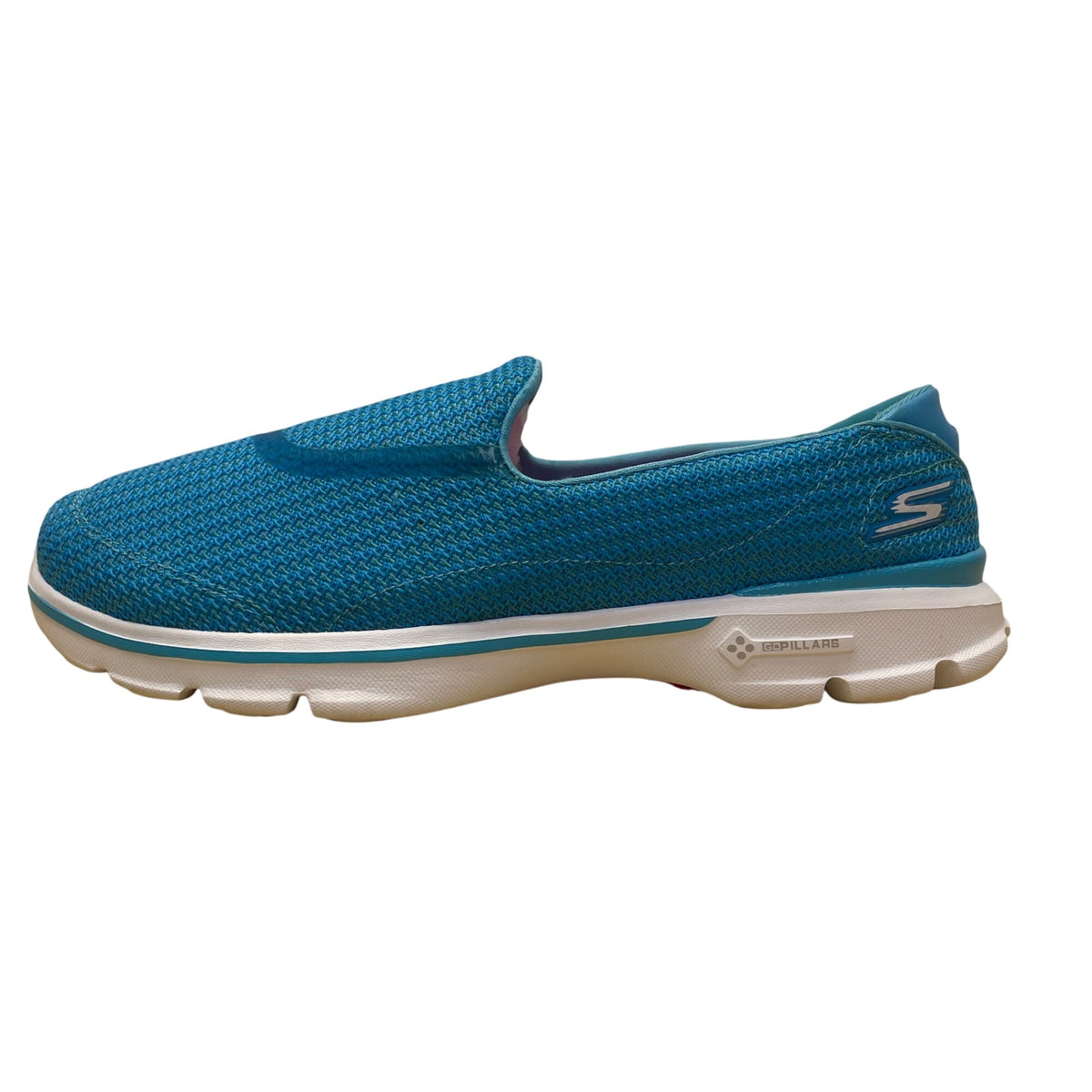 Skechers Women’s Turquoise Mesh Lightweight Memory Foam Slip-On Shoes Size 8.5