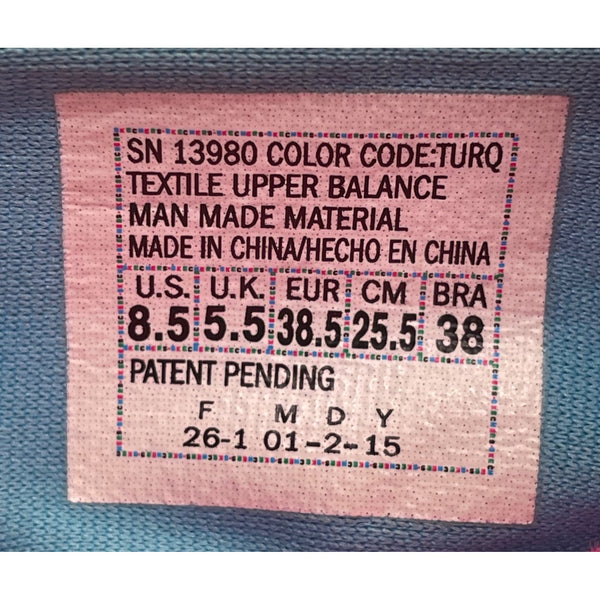 Skechers Women’s Turquoise Mesh Lightweight Memory Foam Slip-On Shoes Size 8.5