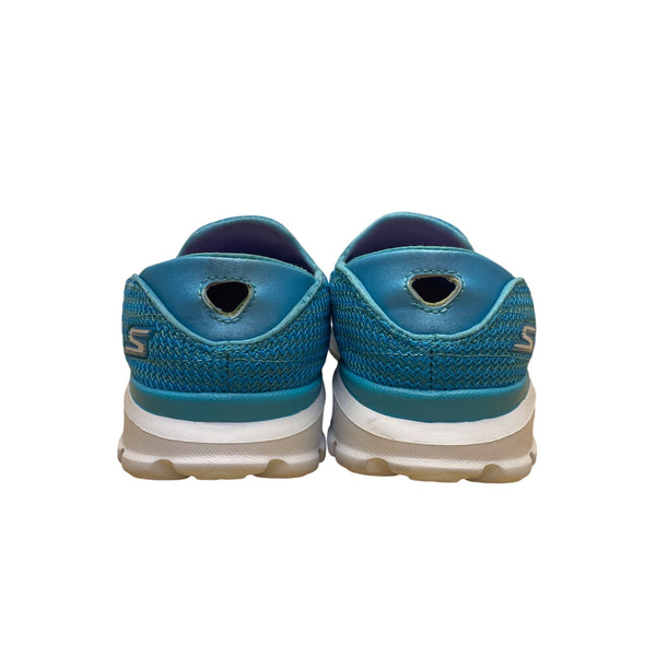 Skechers Women’s Turquoise Mesh Lightweight Memory Foam Slip-On Shoes Size 8.5