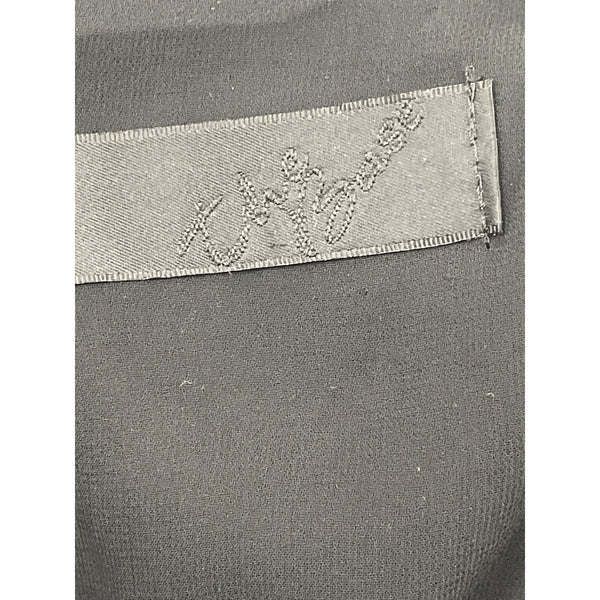 The Base Women's Black Blazer Gold Button Detail