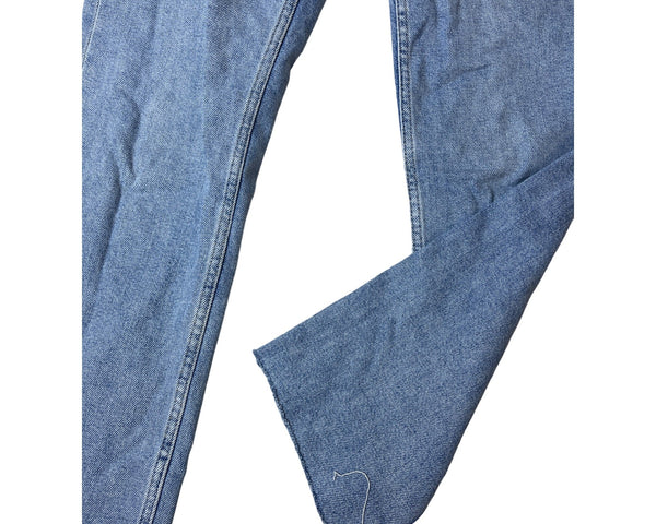 Topshop Moto Women's Light Blue High Waist Straight Fit Jeans Pants Sz 28