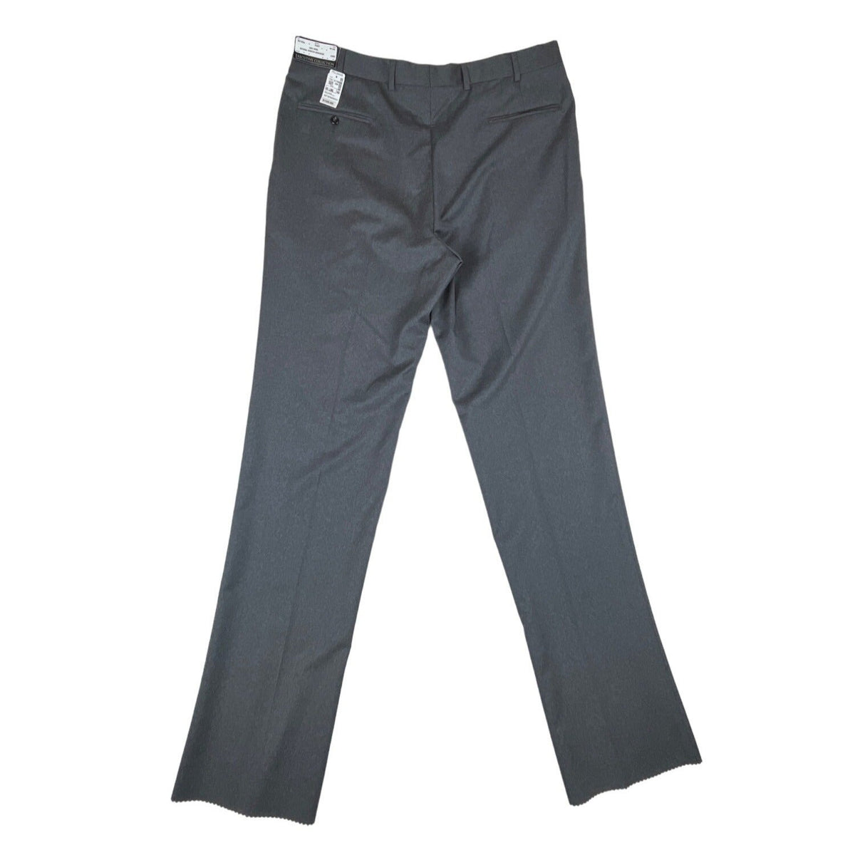 Jos A Bank Men"s Grey Straight Pants Sz 40 Long - NWT