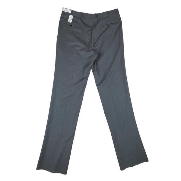 Jos A Bank Men"s Grey Straight Pants Sz 40 Long - NWT