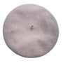 Vintage Women's Beige Wool Italian Beret Hat Stylish & Warm Accessory One Size