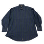 Nordstrom Mens Blue & Green Button-Up Striped Shirt Size 17 (34)