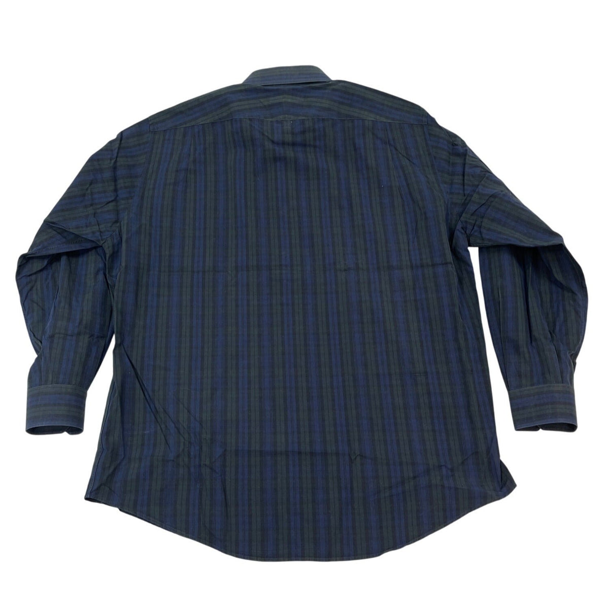 Nordstrom Mens Blue & Green Button-Up Striped Shirt Size 17 (34)