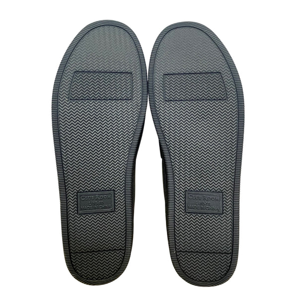 Club Room Men’s Gray Faux Suede & Faux Fur Lining Moccasin Slippers Size 10 11