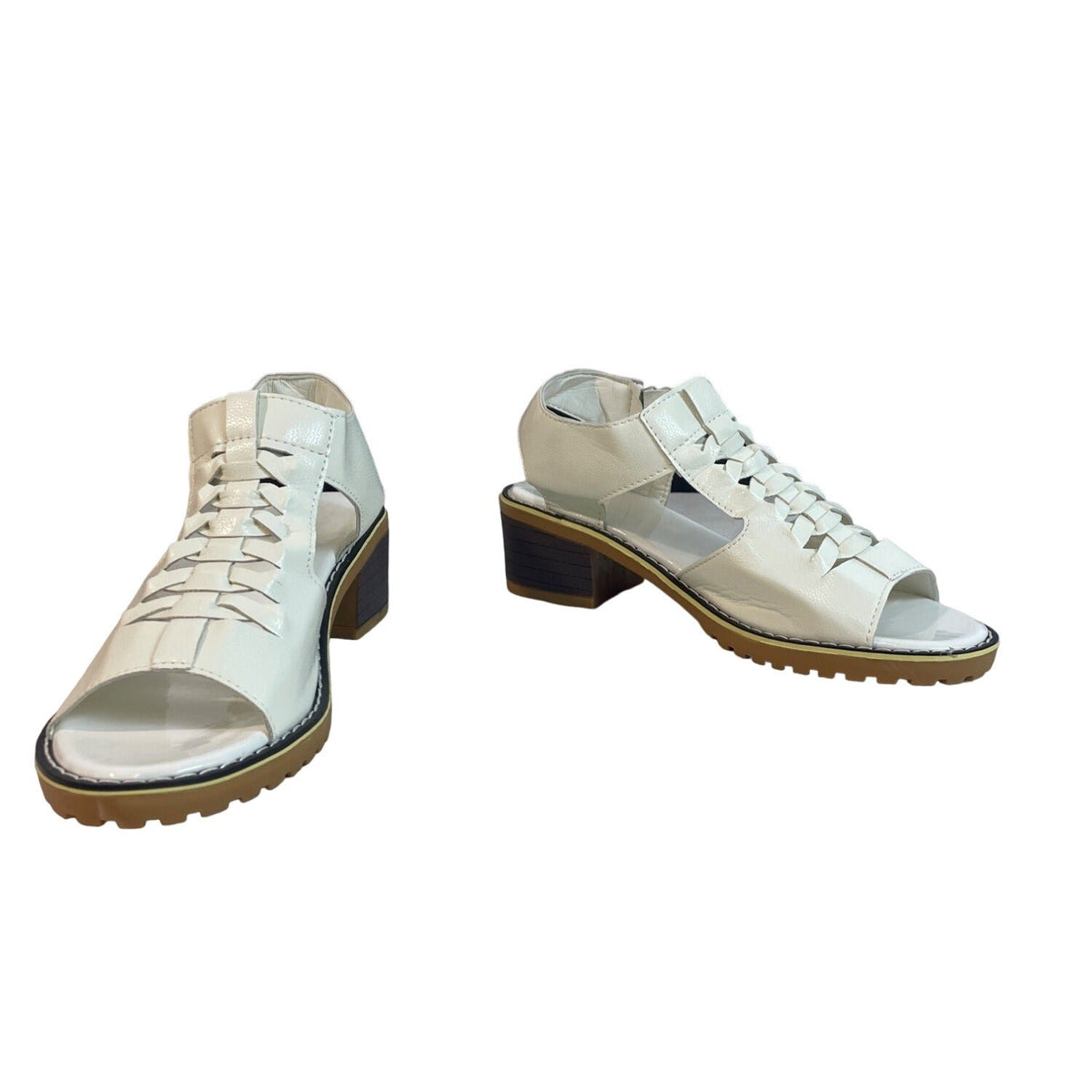 Shoes Vip Women's White Wedge Sandals Sz 40 (9.5 US)