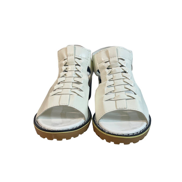 Shoes Vip Women's White Wedge Sandals Sz 40 (9.5 US)