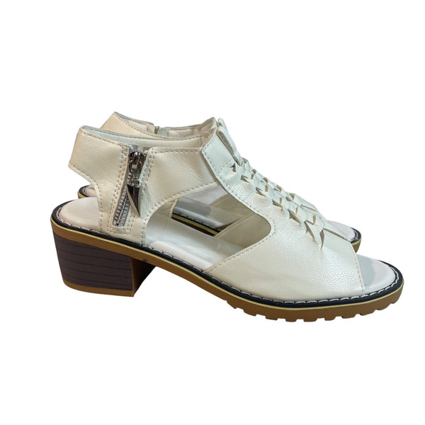Shoes Vip Women's White Wedge Sandals Sz 40 (9.5 US)