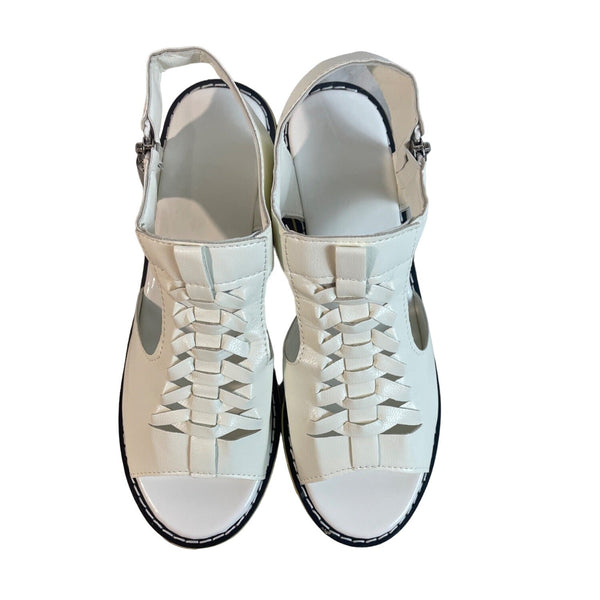 Shoes Vip Women's White Wedge Sandals Sz 40 (9.5 US)