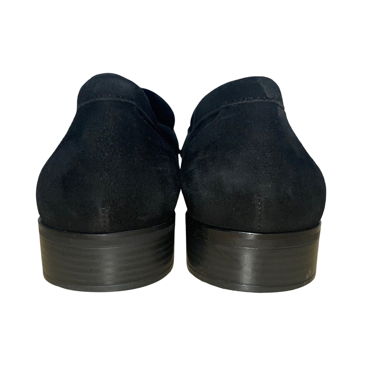 Priori Women’s Black Suede With Decorative Knot Loafers Size 9M