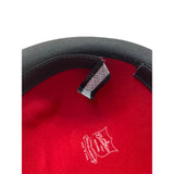 Vintage Dofan Red & Black Felt Wool Bowler Hat - 22in Circumferemnce