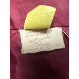 Jordache Vintage Unisex Red Leather Western Country Boho Vest Sz M