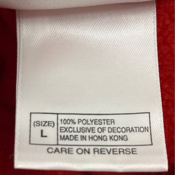 Walt Disney World Red Pullover Sweatshirt With Mickey & Minnie Embroidery Size L