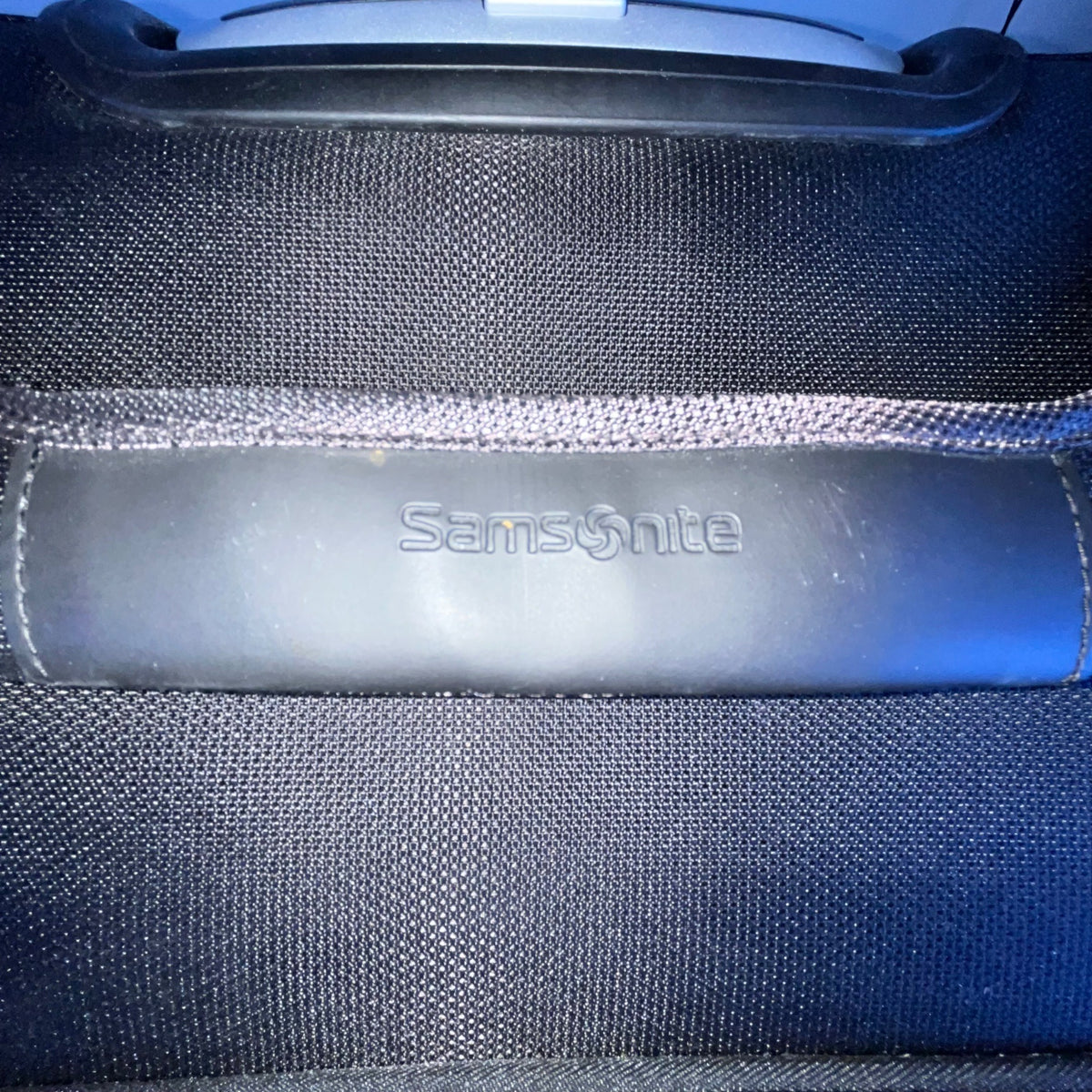 Samsonite Black Nylon Spinner 4-Wheel Expandable Telescopic Handle Luggage