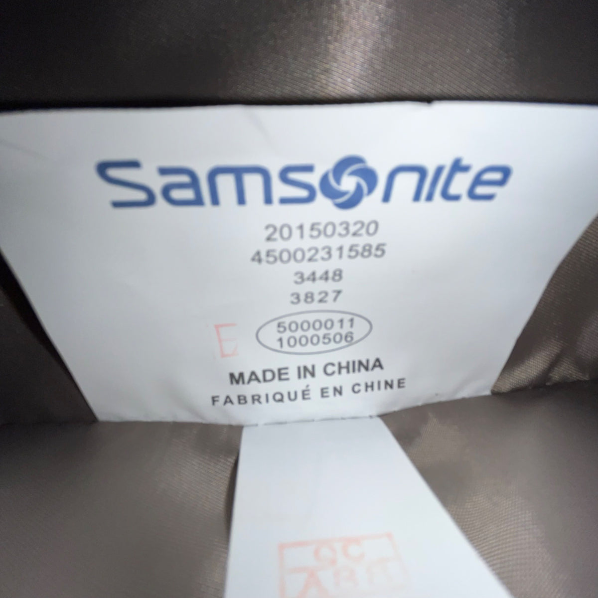 Samsonite Black Nylon Spinner 4-Wheel Expandable Telescopic Handle Luggage