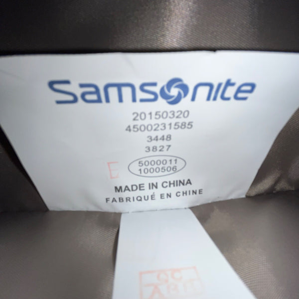 Samsonite Black Nylon Spinner 4-Wheel Expandable Telescopic Handle Luggage