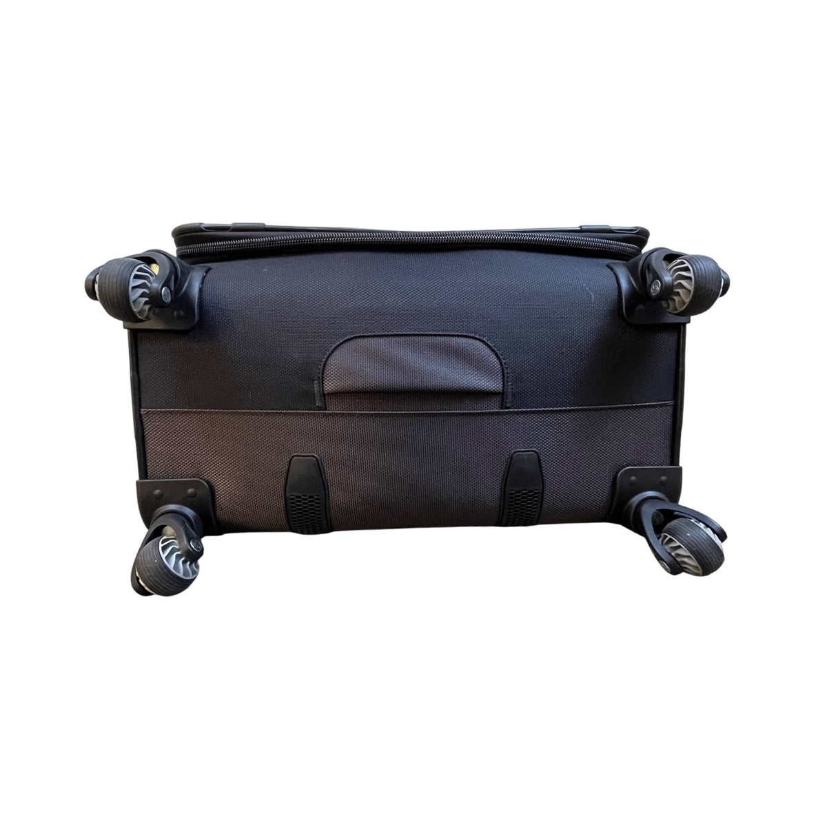 Samsonite Black Nylon Spinner 4-Wheel Expandable Telescopic Handle Luggage