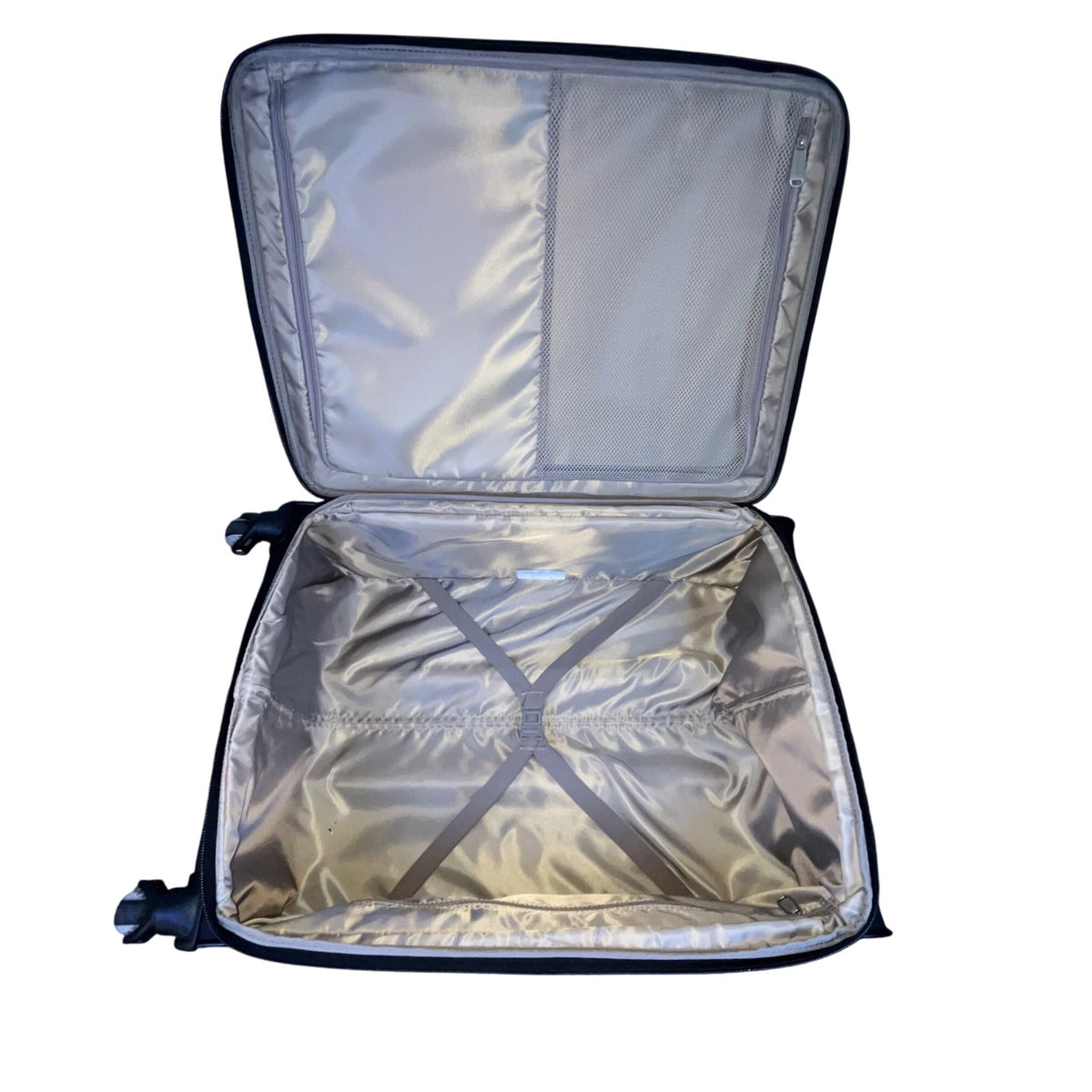 Samsonite Black Nylon Spinner 4-Wheel Expandable Telescopic Handle Luggage