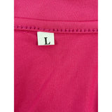 Smile Fish Women's Hot Pink Sleeveless Tank Top and Mesh Combo Sz L - NWT