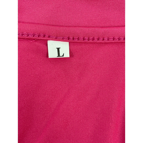 Smile Fish Women's Hot Pink Sleeveless Tank Top and Mesh Combo Sz L - NWT