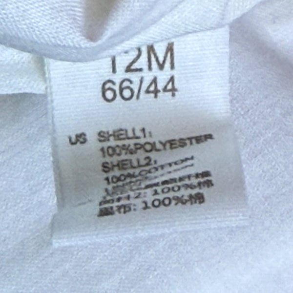 Dave & Bella Baby Girls White & Pink Sleeveless Dress Rose Detail 12M - New