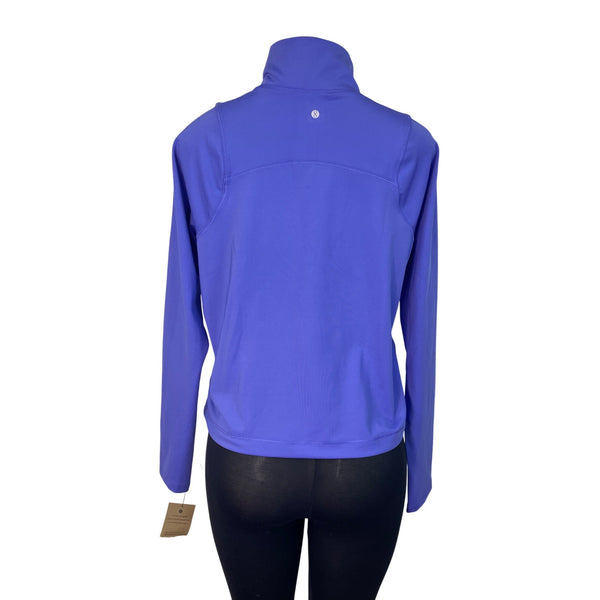 Layer 8 Womens Half-Zip Long Sleeve Pullover Jacket Purple Size M - New