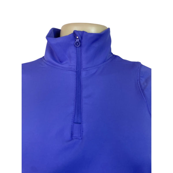 Layer 8 Womens Half-Zip Long Sleeve Pullover Jacket Purple Size M - New