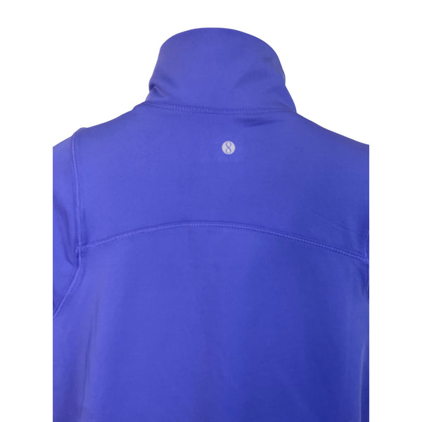 Layer 8 Womens Half-Zip Long Sleeve Pullover Jacket Purple Size M - New