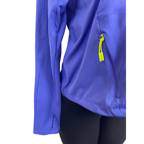 Layer 8 Womens Half-Zip Long Sleeve Pullover Jacket Purple Size M - New