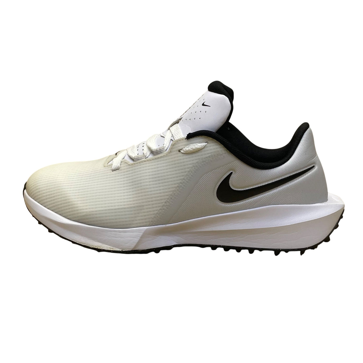 Nike Unisex White & Black Infinity G Golf Spikeless Sneakers Size 8.5M/10W