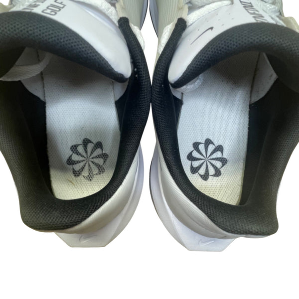 Nike Unisex White & Black Infinity G Golf Spikeless Sneakers Size 8.5M/10W