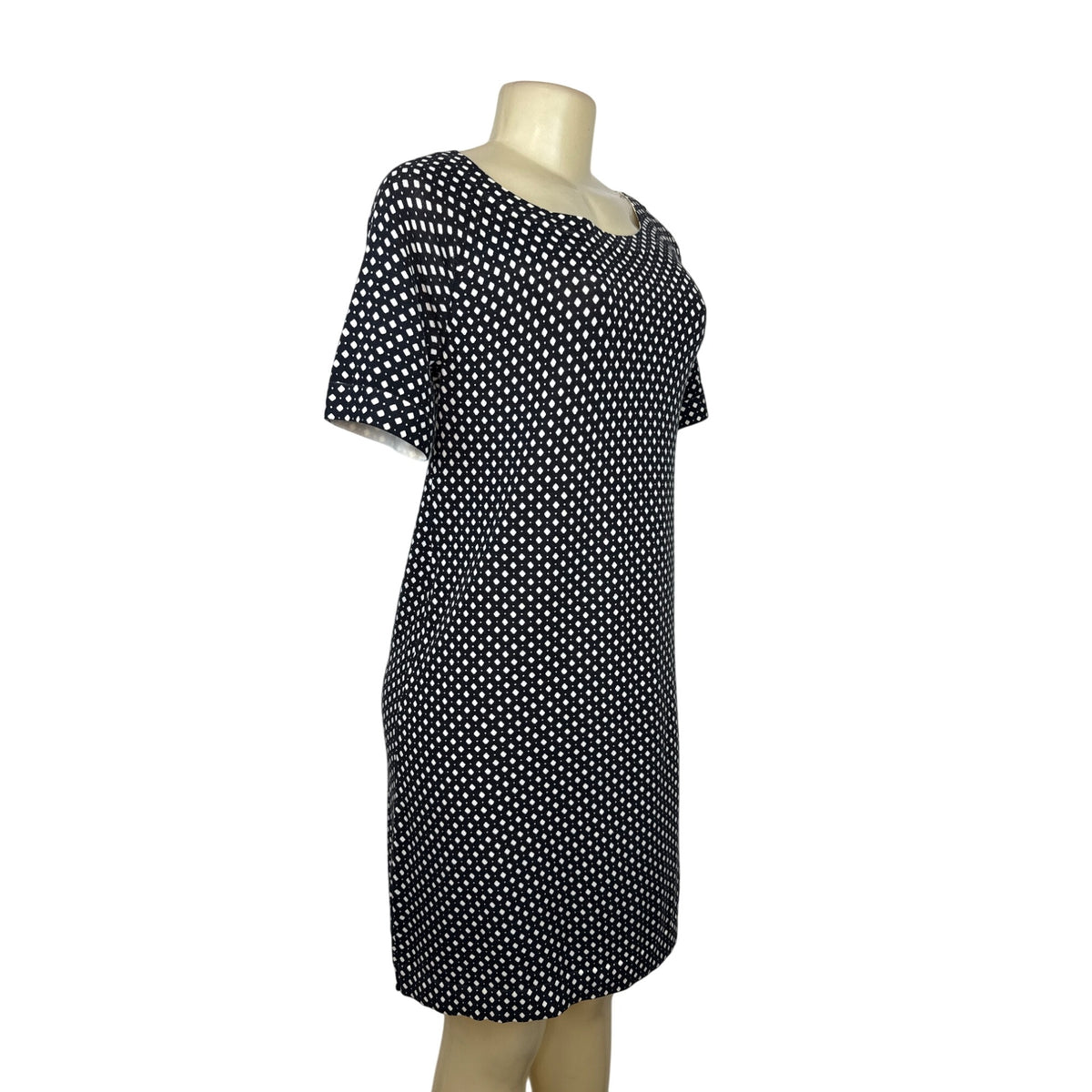 J. Crew Collection Women's Black & White Short Sleeve Tee Dress Size S - New