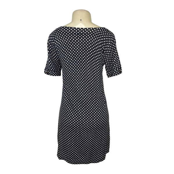J. Crew Collection Women's Black & White Short Sleeve Tee Dress Size S - New