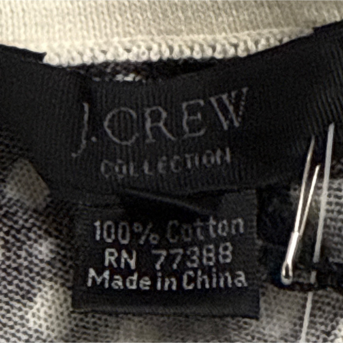 J. Crew Collection Women's Black & White Short Sleeve Tee Dress Size S - New