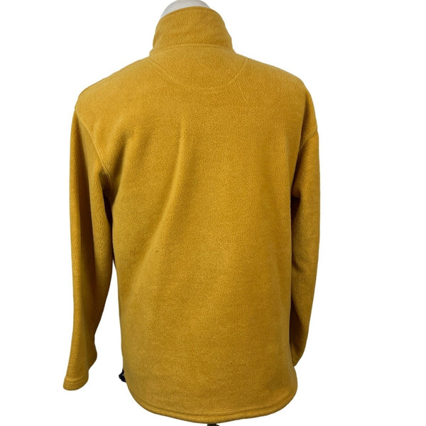 Timberland Men's Mustard Half Zip Sweater Size XL